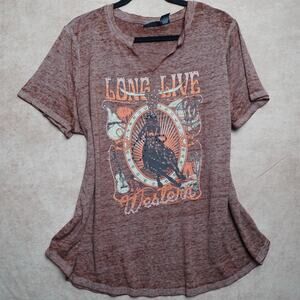 Joei & I Love Live Western Graphic Tee 2X